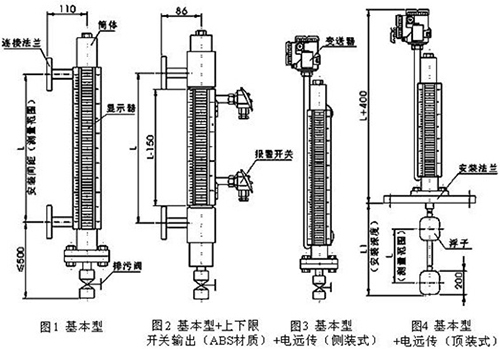 溴素液位計結構特點圖